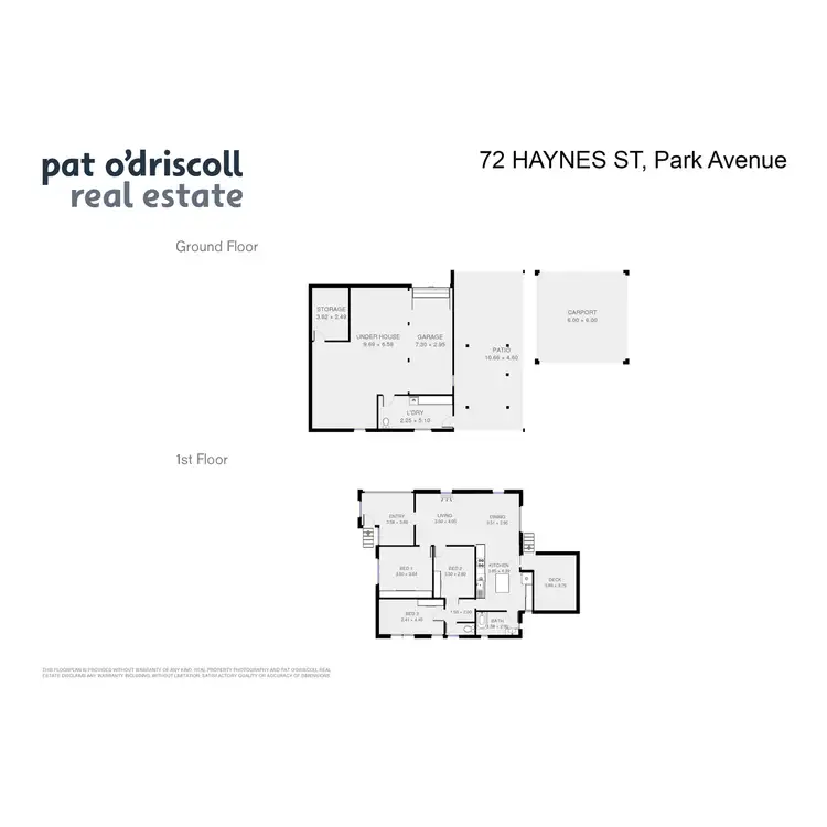 Floorplan of Homely house listing, 72 Haynes Street, Park Avenue QLD 4701