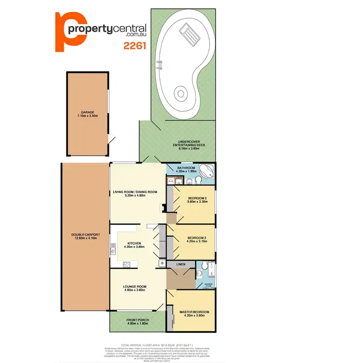 Floorplan of Homely house listing, 8 Crosby Crescent, Killarney Vale NSW 2261