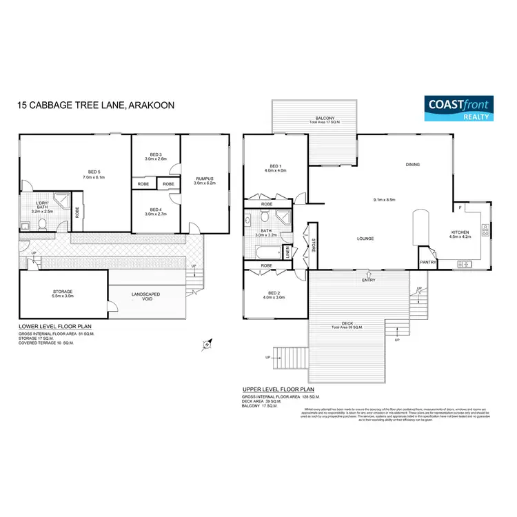 Floorplan of Homely house listing, 15 Cabbage Tree Lane, Arakoon NSW 2431