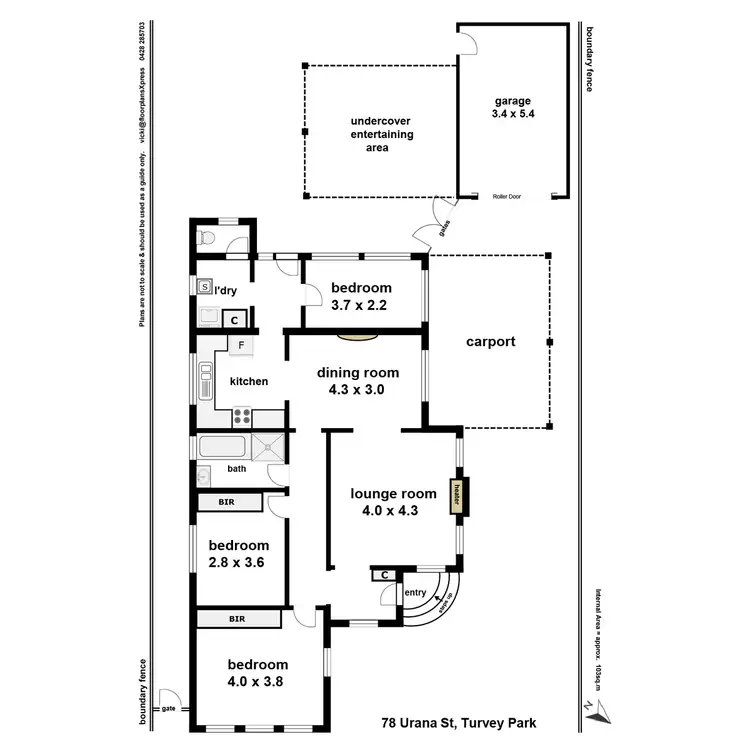 Floorplan of Homely house listing, 78 Urana Street, Turvey Park NSW 2650