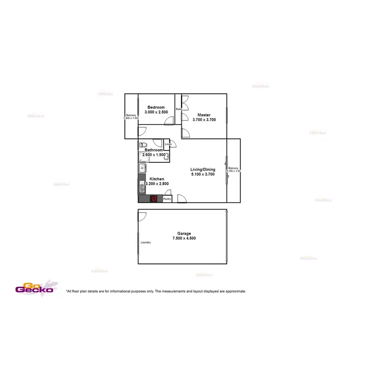 Floorplan of Homely unit listing, 2/19 Wongara Street, Clayfield QLD 4011