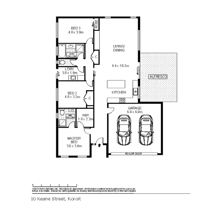 Floorplan of Homely house listing, 10 Keane Street, Koroit VIC 3282
