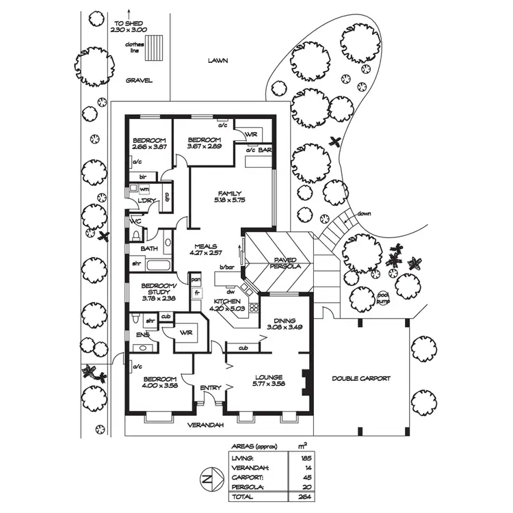 Floorplan of Homely house listing, 4 Rebecca Avenue, Auldana SA 5072