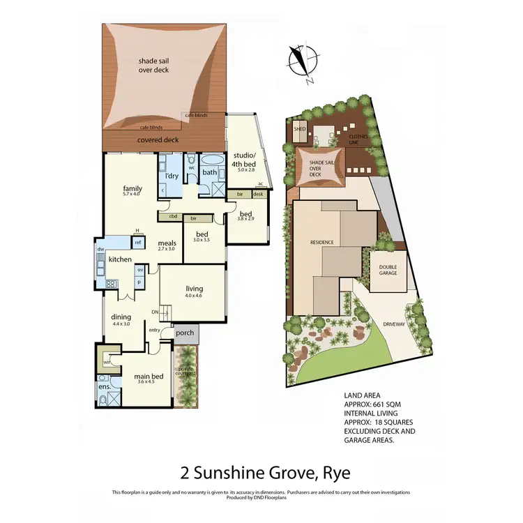Floorplan of Homely house listing, 2 Sunshine Grove, Rye VIC 3941