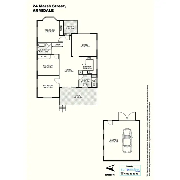 Floorplan of Homely house listing, 24 Marsh Street, Armidale NSW 2350