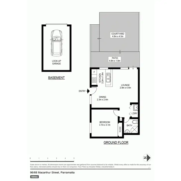 Floorplan of Homely apartment listing, 68 Macarthur Street, Parramatta NSW 2150