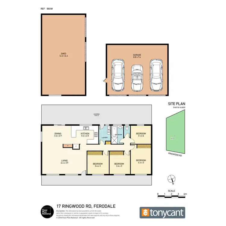 Floorplan of Homely house listing, 17 Ringwood Road, Medowie NSW 2318