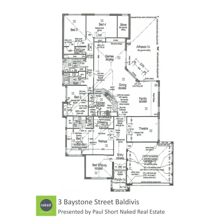 Floorplan of Homely house listing, 3 Baystone Road, Baldivis WA 6171