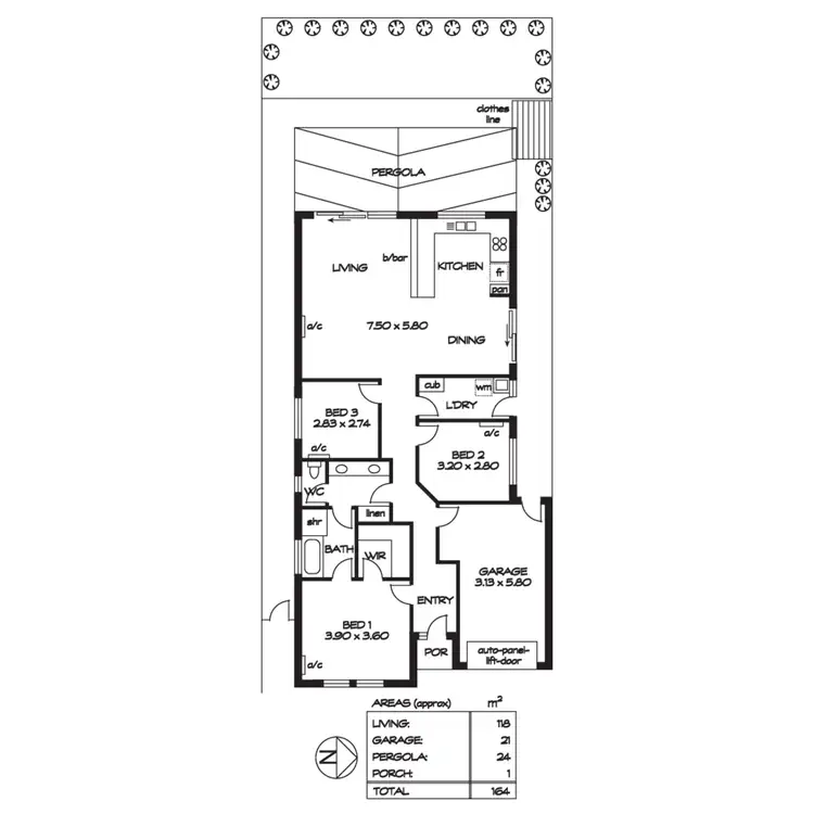 Floorplan of Homely house listing, 4A Porchester Street, Campbelltown SA 5074