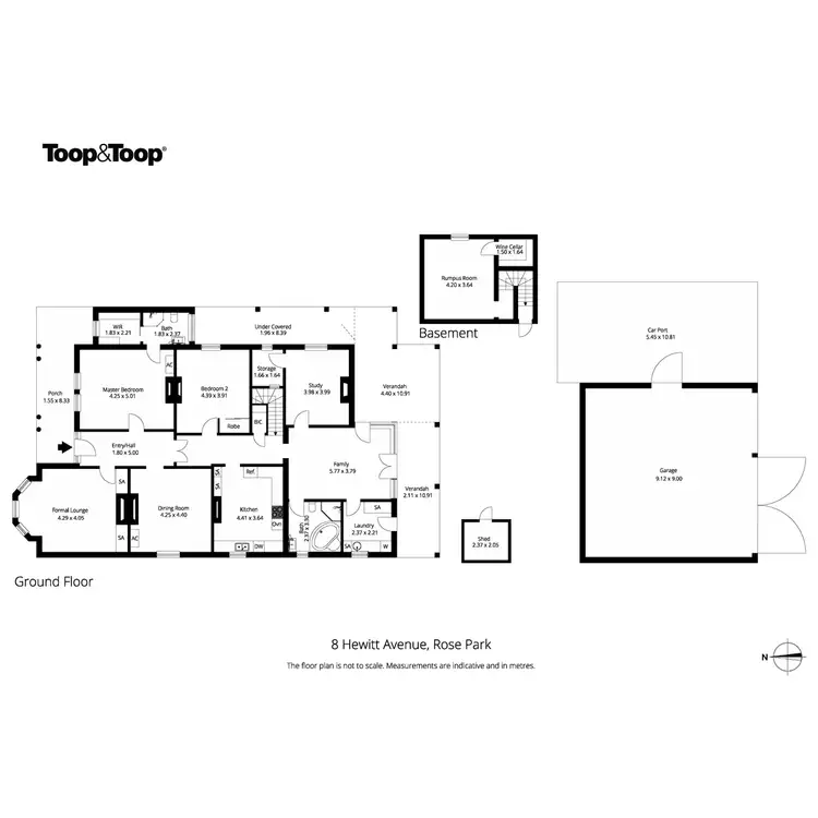 Floorplan of Homely house listing, 8 Hewitt Avenue, Rose Park SA 5067