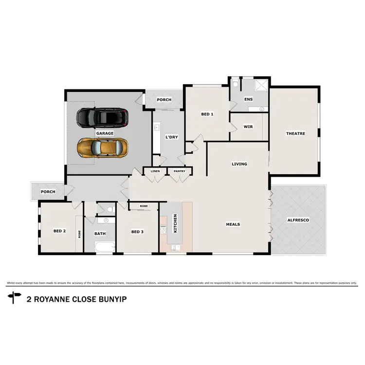 Floorplan of Homely house listing, 2 Royanne Close, Bunyip VIC 3815