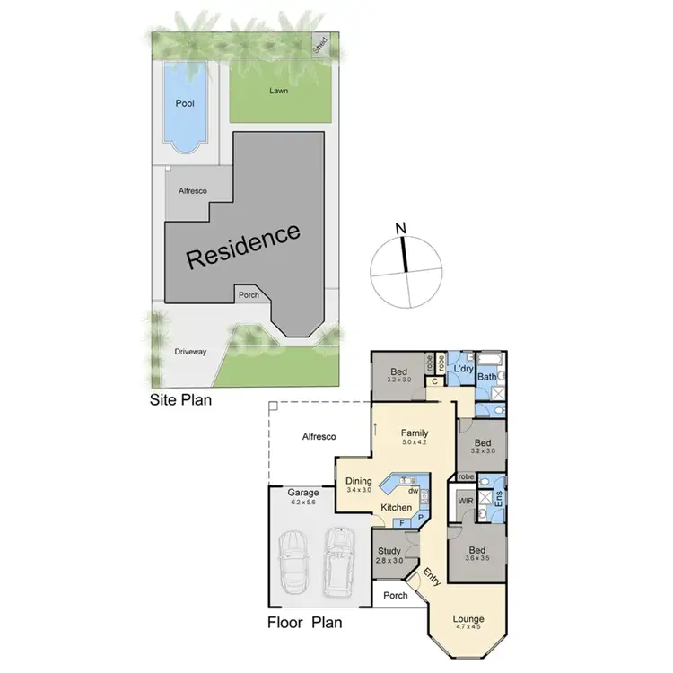 Floorplan of Homely house listing, 17 Tonkin Street, Safety Beach VIC 3936
