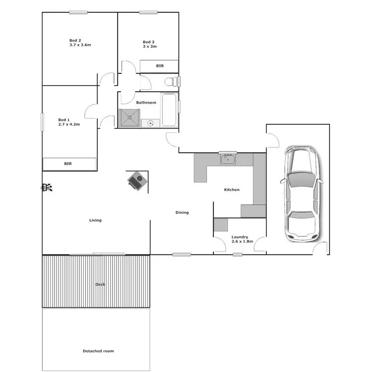 Floorplan of Homely house listing, 7 Thirwell Street, Port Lincoln SA 5606