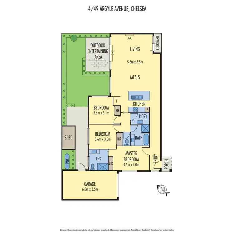 Floorplan of Homely townhouse listing, 4/49 Argyle Avenue, Chelsea VIC 3196
