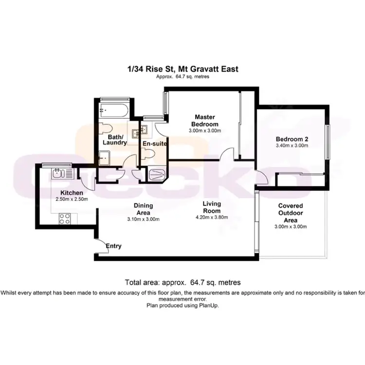 Floorplan of Homely apartment listing, 1/34 Rise Street, Mount Gravatt East QLD 4122