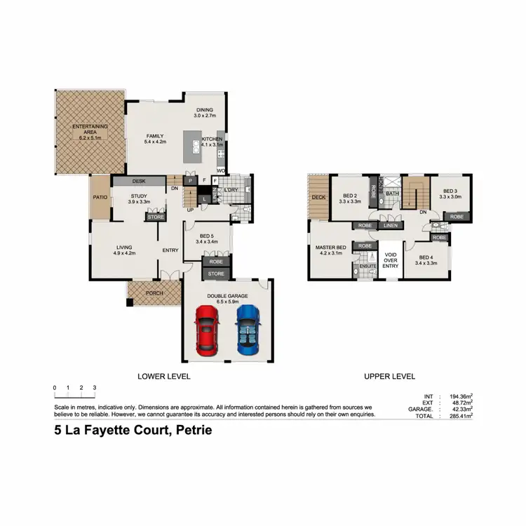 Floorplan of Homely house listing, 5 La Fayette Court, Petrie QLD 4502