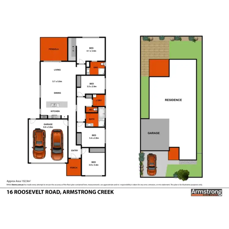 Floorplan of Homely house listing, 16 Roosevelt Road, Mount Duneed VIC 3217