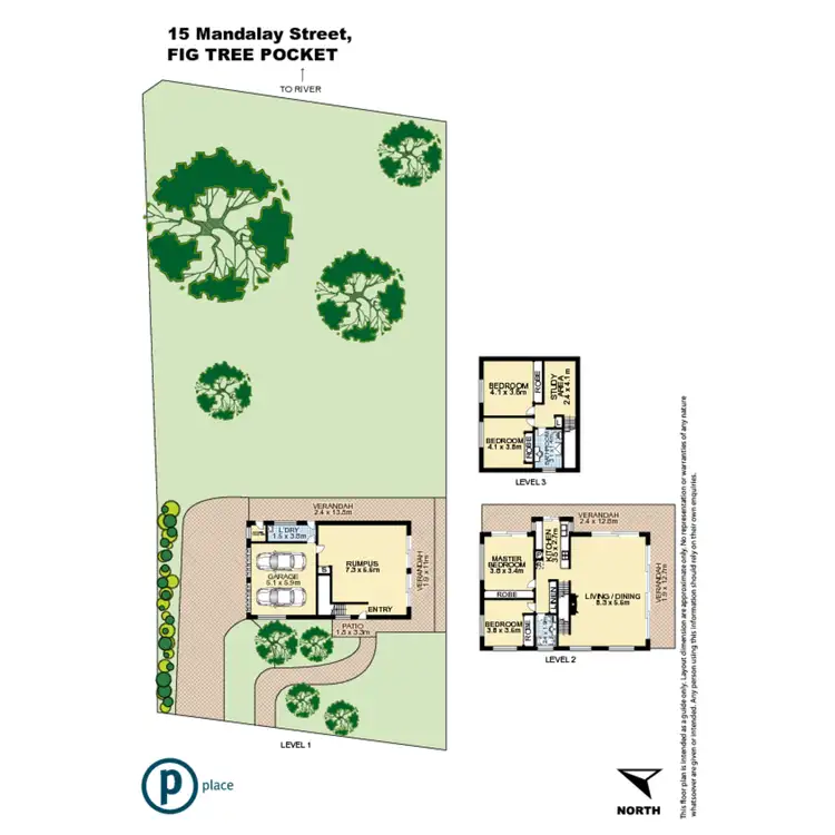 Floorplan of Homely house listing, 15 Mandalay Street, Fig Tree Pocket QLD 4069