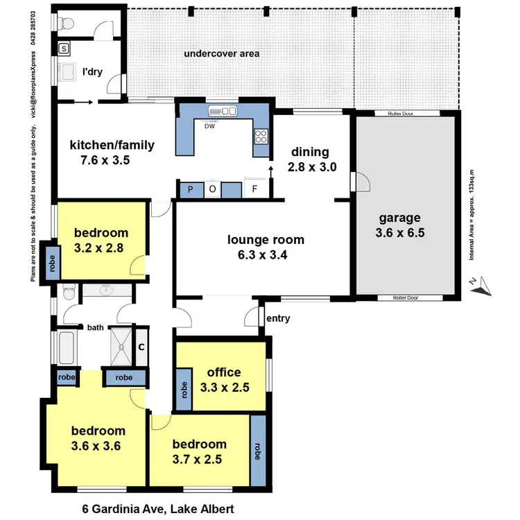 Floorplan of Homely house listing, 6 Gardenia Avenue, Lake Albert NSW 2650
