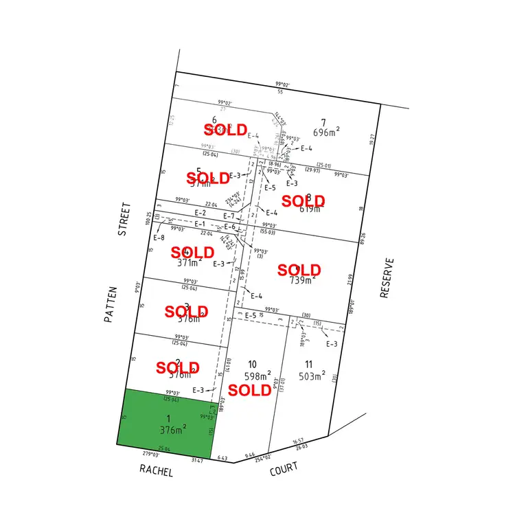 Floorplan of Homely land listing, 148 Patten Street, Sale VIC 3850