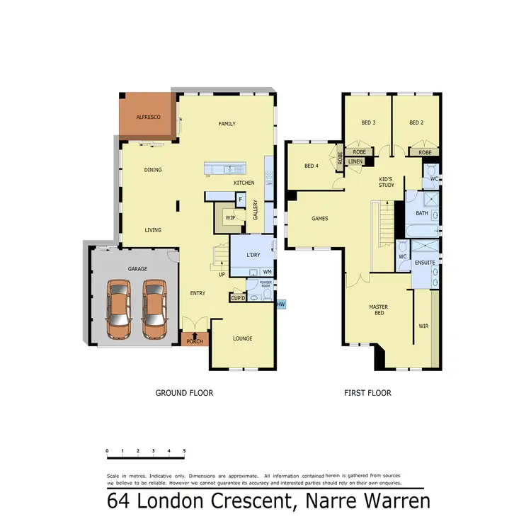 Floorplan of Homely house listing, 64 London Crescent, Narre Warren VIC 3805