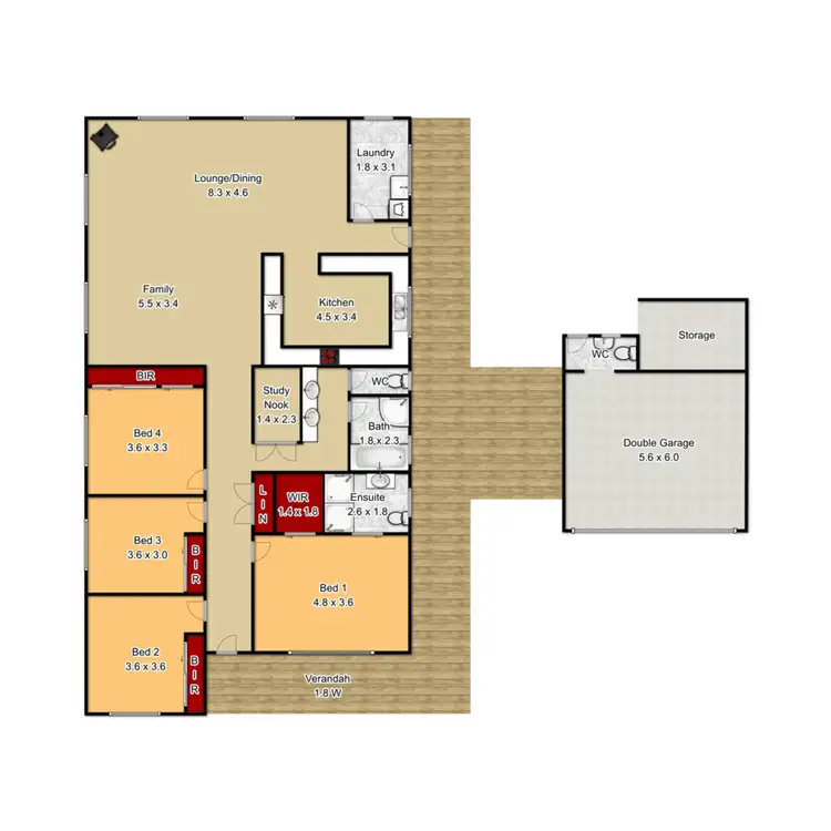 Floorplan of Homely house listing, Address available on request