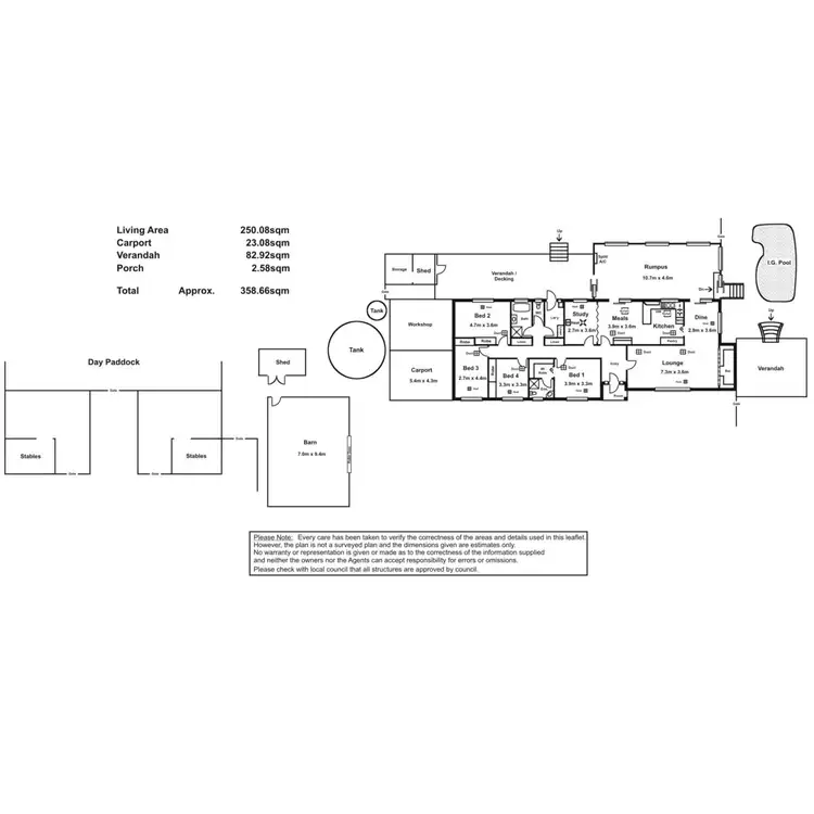 Floorplan of Homely rural property listing, 308 Medlow Road, One Tree Hill SA 5114