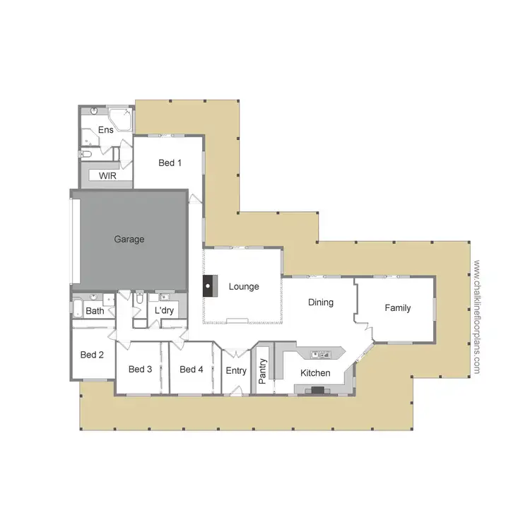 Floorplan of Homely rural property listing, 441 Howes Creek Road, Mansfield VIC 3722