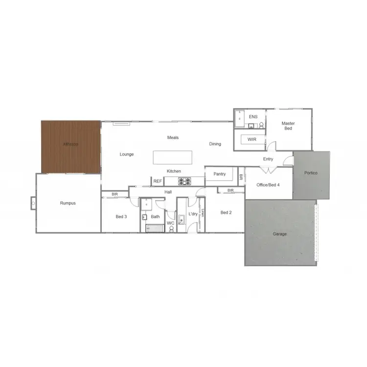 Floorplan of Homely house listing, 4 Kerry Court, Mansfield VIC 3722