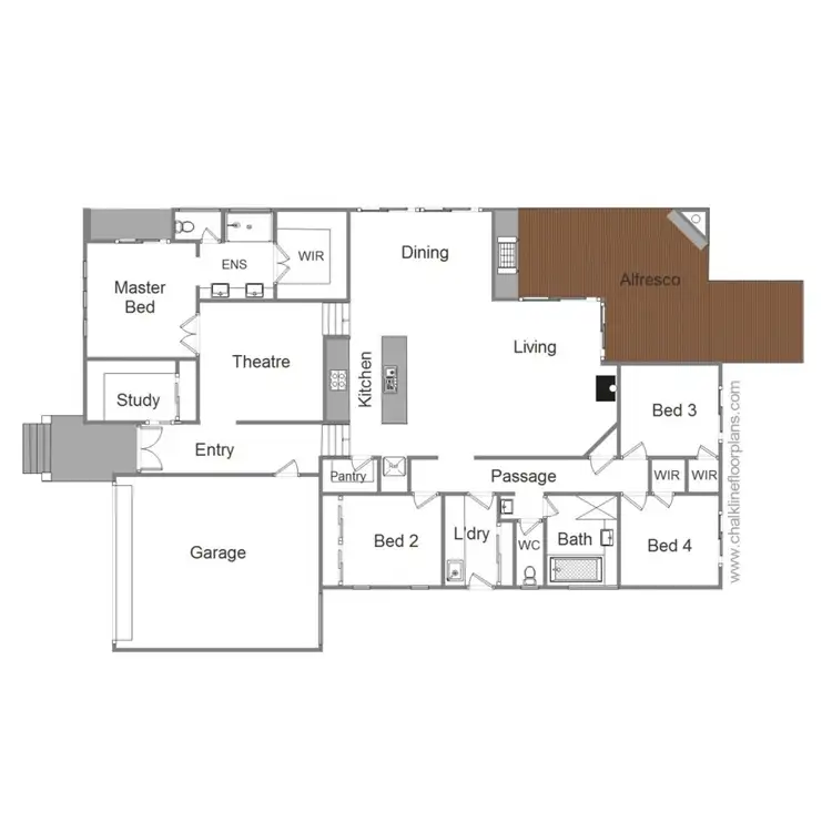 Floorplan of Homely house listing, 20 Cambridge Drive, Mansfield VIC 3722