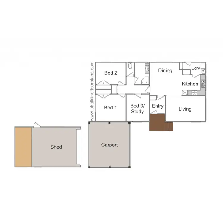 Floorplan of Homely house listing, 10 Murphy Street, Mansfield VIC 3722