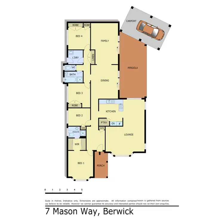 Floorplan of Homely house listing, 7 Mason Way, Berwick VIC 3806
