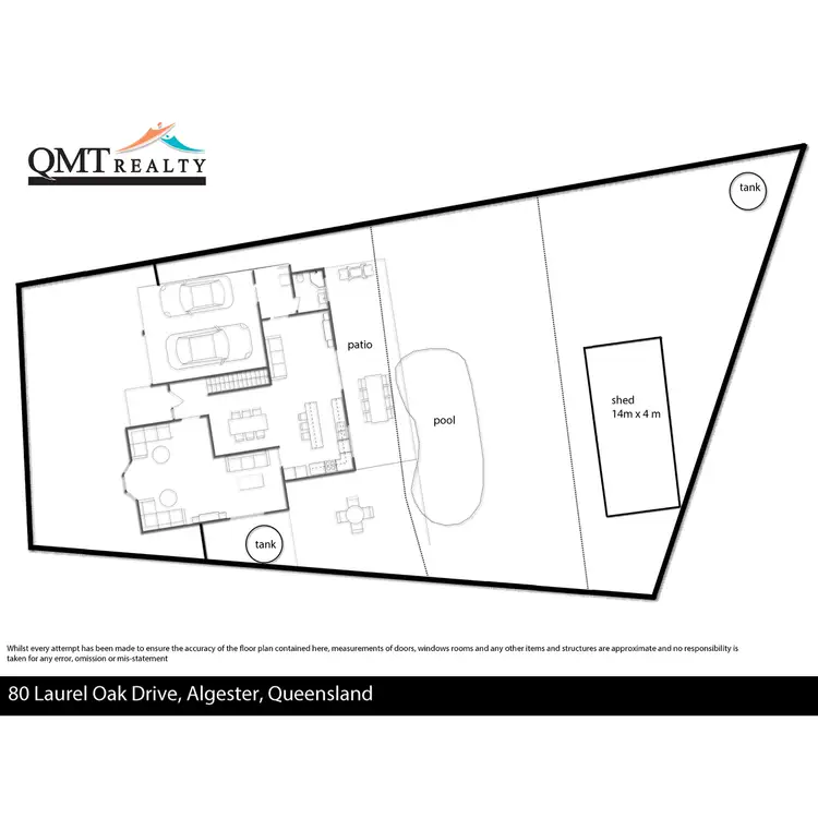 Floorplan of Homely house listing, 80 Laurel Oak Drive, Algester QLD 4115