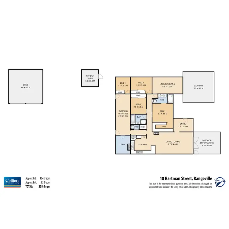 Floorplan of Homely house listing, 18 Hartman Street, Rangeville QLD 4350