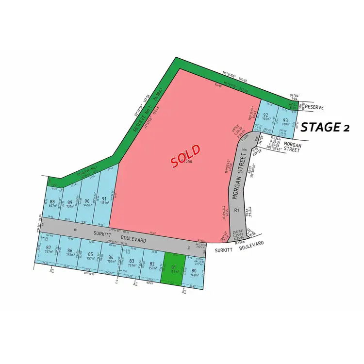Floorplan of Homely land listing, Lot 81 Surkitt Boulevard, Sale VIC 3850