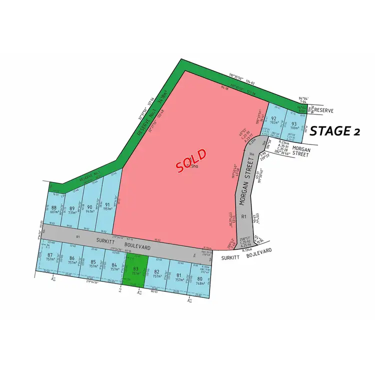 Floorplan of Homely land listing, Lot 83 Surkitt Boulevard, Sale VIC 3850
