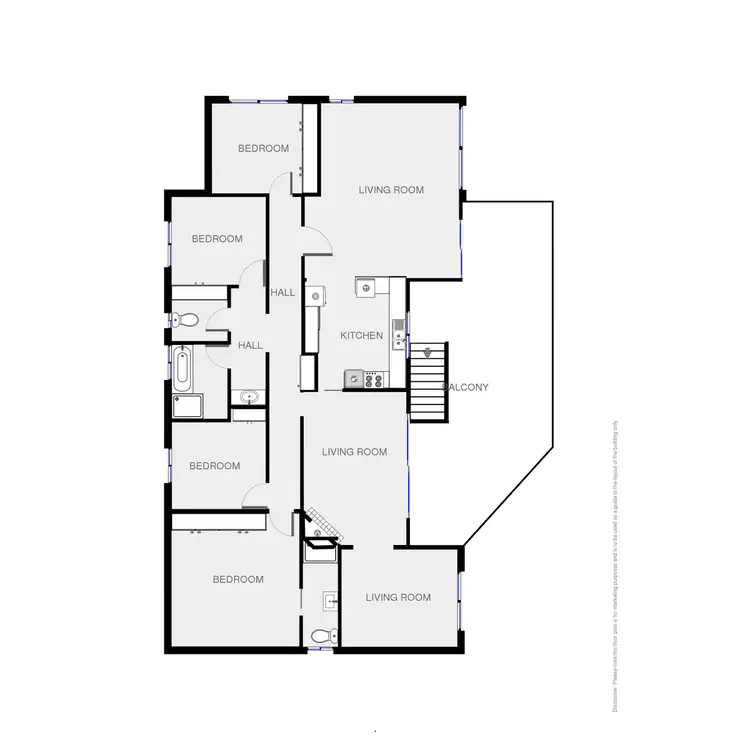 Floorplan of Homely house listing, 6 Woodland Drive, Merimbula NSW 2548