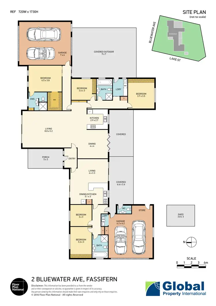 Floorplan of Homely house listing, 2 Bluewater Avenue, Fassifern NSW 2283