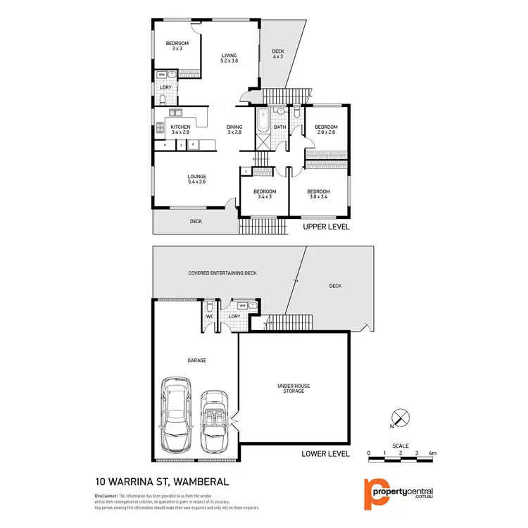 Floorplan of Homely house listing, 10 Warrina Street, Wamberal NSW 2260