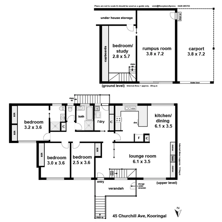 Floorplan of Homely house listing, 45 Churchill Avenue, Kooringal NSW 2650