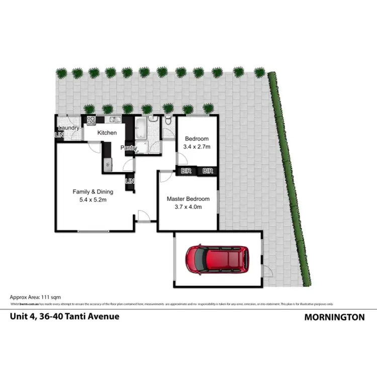 Floorplan of Homely unit listing, 4/36-40 Tanti Avenue, Mornington VIC 3931