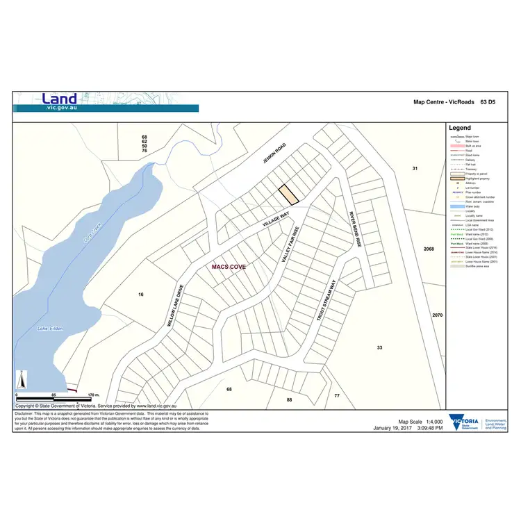 Floorplan of Homely land listing, 14 Village Way, Macs Cove VIC 3723