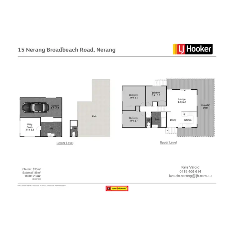 Floorplan of Homely house listing, 15 Nerang-Broadbeach Road, Nerang QLD 4211