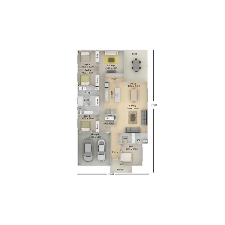 Floorplan of Homely house listing, 15 Beetson Street, Boorooma NSW 2650