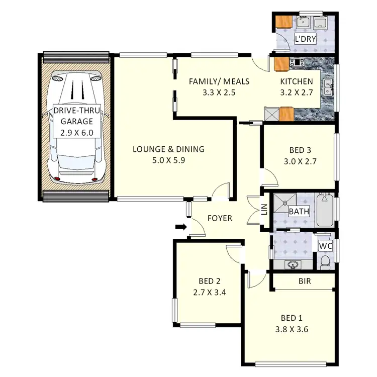 Floorplan of Homely house listing, 71 Croydon Avenue, Croydon Park NSW 2133