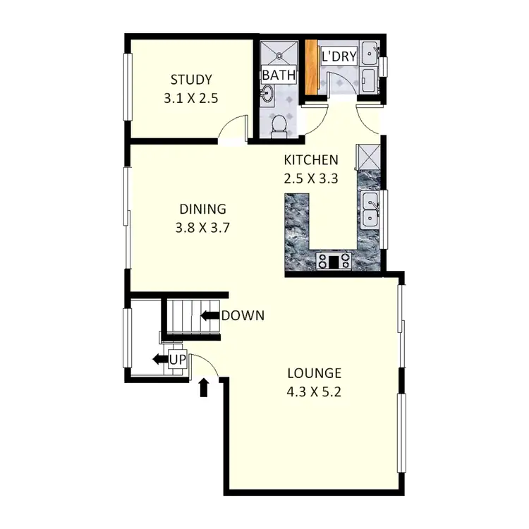 Floorplan of Homely townhouse listing, 5/132 Burwood Road, Croydon Park NSW 2133