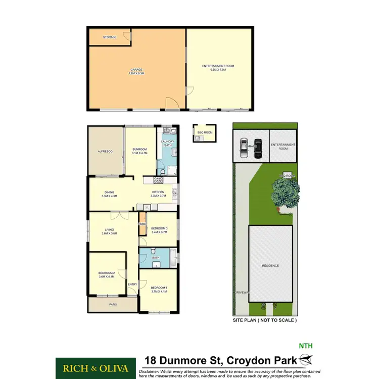 Floorplan of Homely house listing, 18 Dunmore Street, Croydon Park NSW 2133