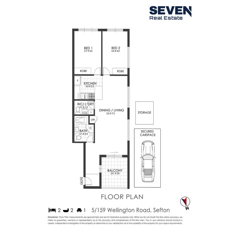 Floorplan of Homely apartment listing, 5/159 Wellington Road, Sefton NSW 2162