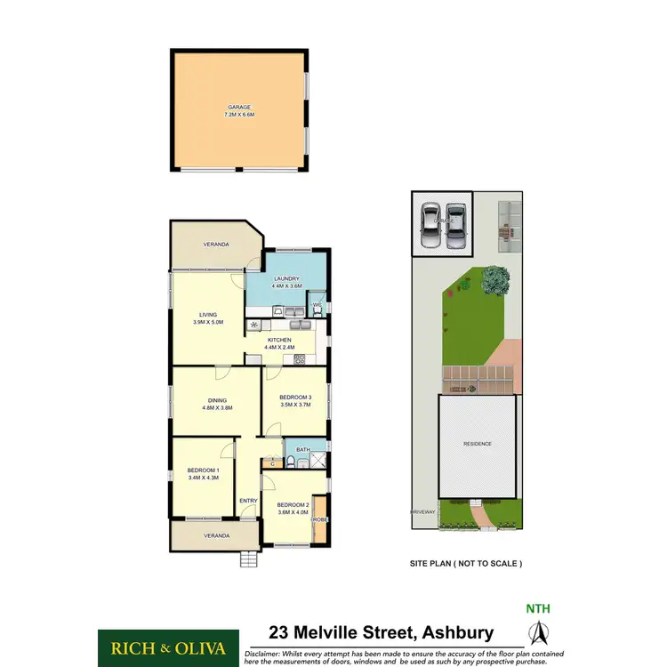 Floorplan of Homely house listing, 23 Melville Street, Ashbury NSW 2193
