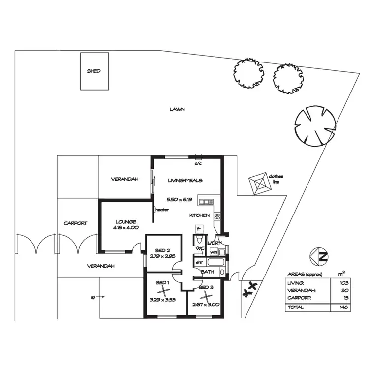 Floorplan of Homely house listing, 23 Crosby Way, Paralowie SA 5108